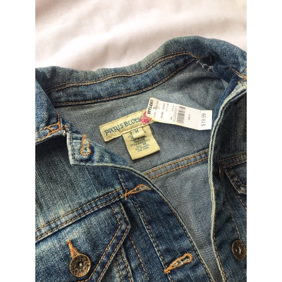 Paris Blue Denim Vest - Picture 5 of 5